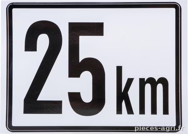 Panneau de signalisation en feuille · réf. BF25A