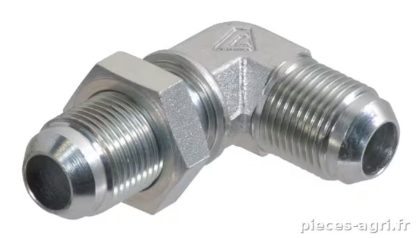 Raccord coude passe cloison JIC/UNF 1 5/16 · réf. KS21