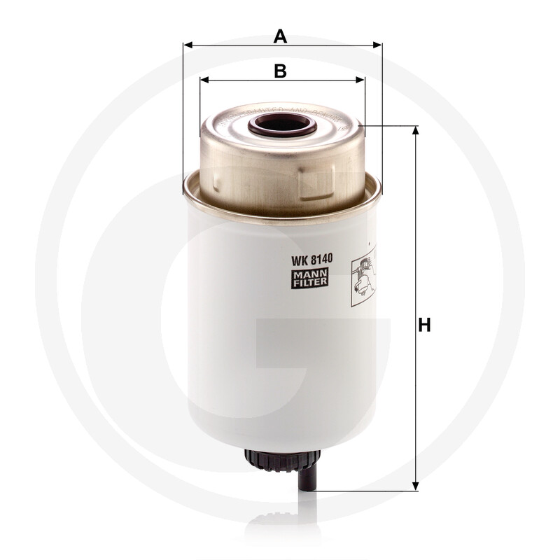 MANN FILTER Filtre à carburant vue 3