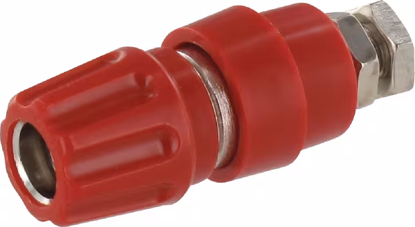 Dou. four. à banane 4mm rouge · réf. PKNI10BRD