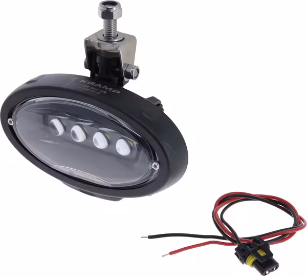 Lampe de travail LED, 80W, 8840lm, ovale, 10/30V, 190x108x63mm, 9006 plug, spot · réf. LA104491SPB