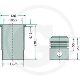 GRANIT Kit cylindrée complet · réf. 38012408