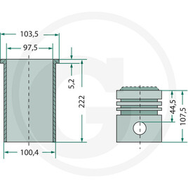 KS Kit cylindrée complet · réf. 75790532961