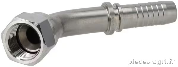 Raccord DN08-9/16-UNF-45° SS · réf. PA8945SS