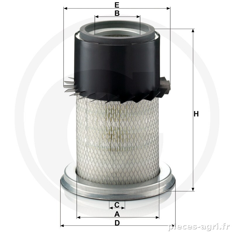 MANN FILTER Filtre à air vue 3