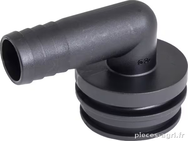 Raccord à fourche, femelle 90° AF5, embout de tuyau 20 mm · réf. 8420503
