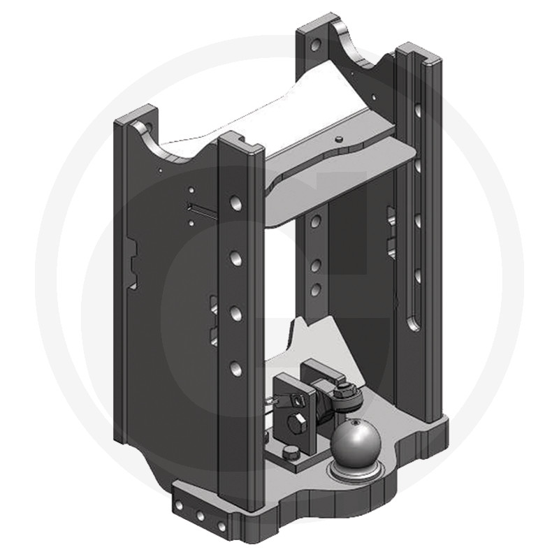 Scharmüller Support d'attelage avec glissières · réf. 777001208900