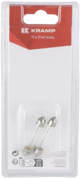 Ampoule 12V x 10W, SV8.5 (2) · réf. KRGL122110P02B
