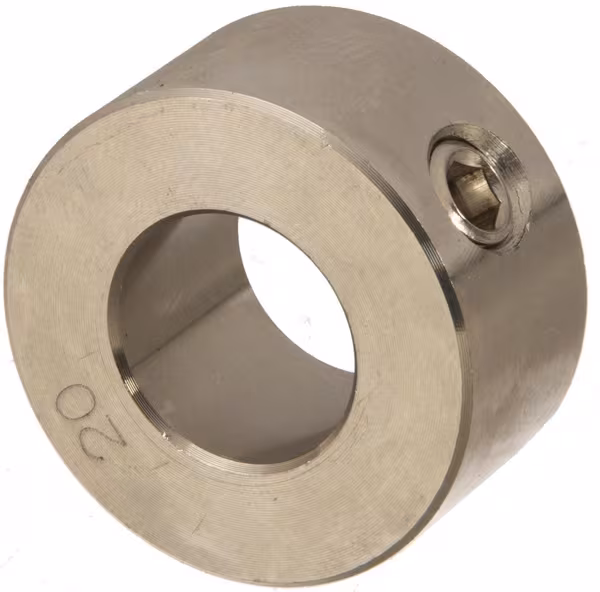 Bague d'arrêt inox 20x40x20mm · réf. 703A20RVSP025