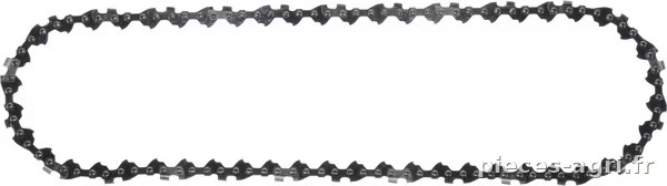 Chaîne de tronçonneuse 3/8" 1,1 mm 52 DL semi-chisel, Kramp Efficiency vue 2