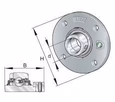 Palier ronde RME vue 3