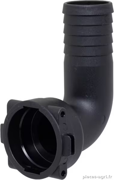Raccord de tuyau 90° 30 mm avec connexion femelle T4 · réf. 1190430