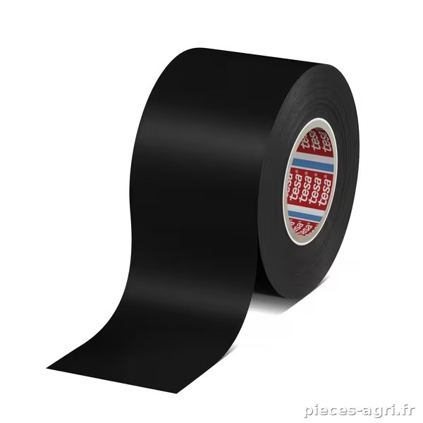 Ruban adhésif premium multi-usages en PVC souple, noir, 33m x 50mm, TesaFLEX® · réf. T041630000607