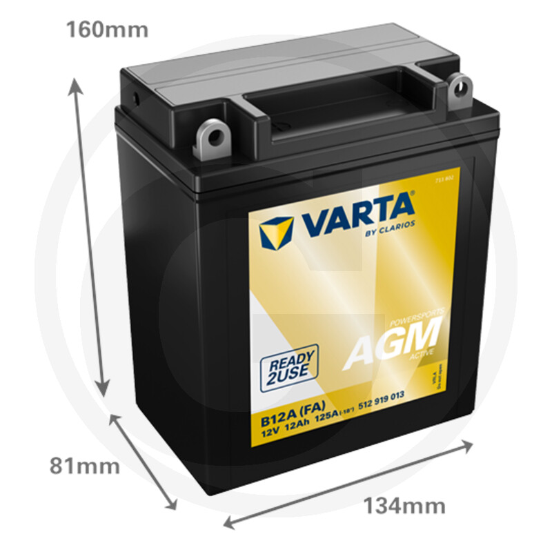 Varta Powersports AGM · réf. 19248638