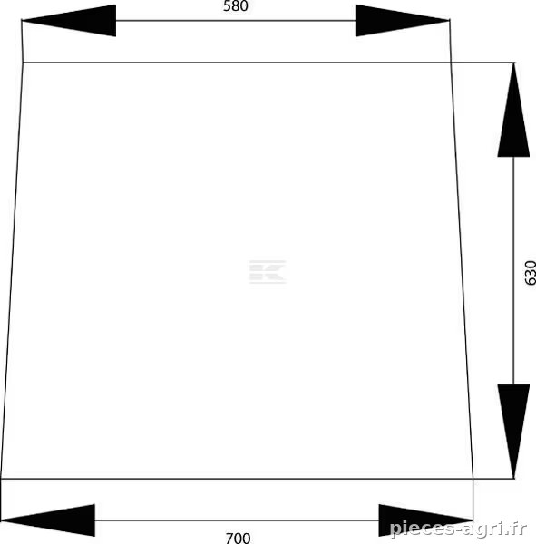 Vitre de porte sup. vue 2