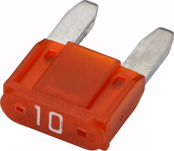 Fusible lame mini 32V 10A longueur 16,3mm rouge pack 10x Hella · réf. 8JS728596212