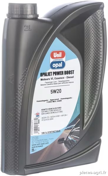 Huile 100% synthétique 5W20 - 2l · réf. SP189666UO