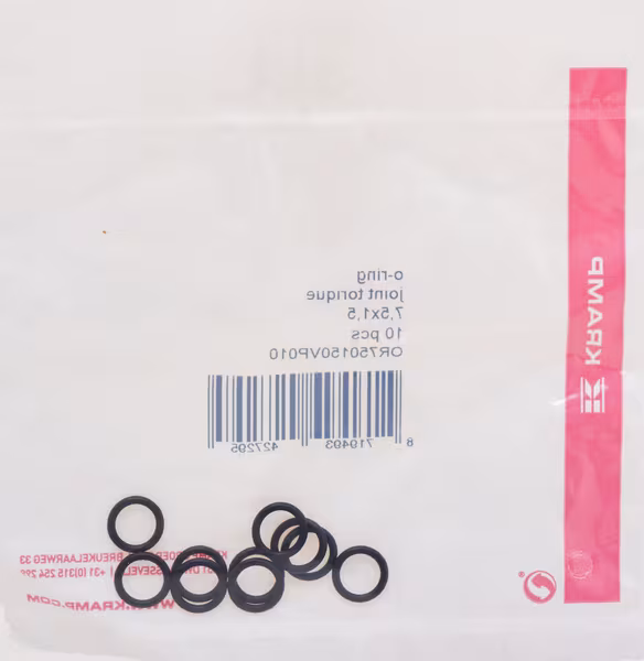 Joint torique 7,5x1,5 75 shore Viton 10x · réf. OR750150VP010