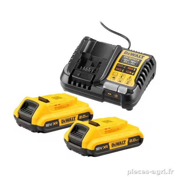 Kit de démarrage batterie et chargeur 2Ah · réf. DCB1104D2QW