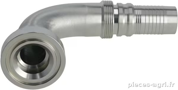 Raccord à sertir 4SH-DN32 bride Ø 63,5 mm 90° · réf. SFSCH322490G2
