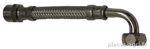 Tuyau cpl. 1/2"x1/2" 90°, 20cm · réf. 1614065020