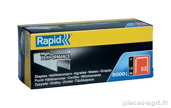 Rivets Rapid 53/14 mm galvanisé, 5000 pcs · réf. 11860410