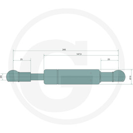 Stabilus Amortisseurs à gaz · réf. 6549702820