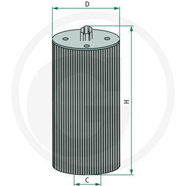 Fleetguard Filtre à carburant · réf. 739FF5380