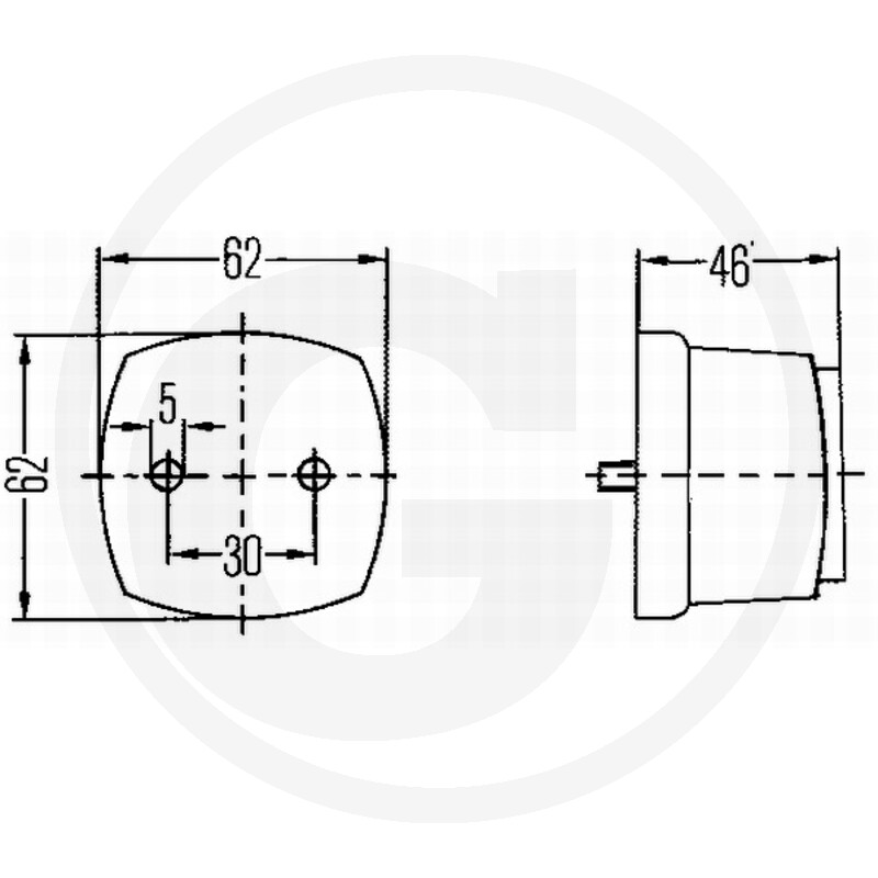 HELLA Feu de position vue 2