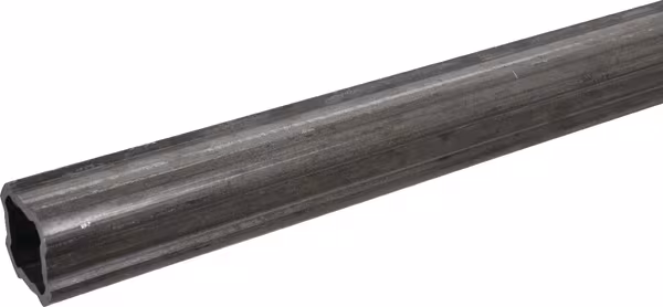 Tube profilé intérieur SFT S5, 4 angles, diamètre 44,2 x 35,8 x 4,2 mm, longueur : 1 000 mm · réf. 122521000R06