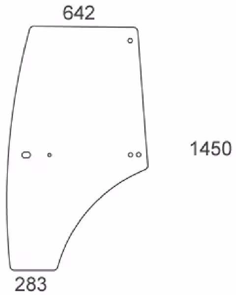 Vitre de porte gauche · réf. VA431589N