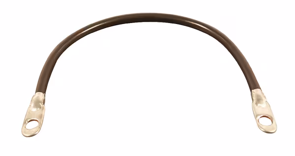 Câble de batteries noir 30cm 2 x oeillets 11,1 mm · réf. FGP012067