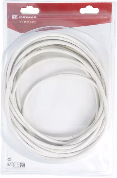 Câble électrique blanc 2 x 0,75mm², 10m (1) · réf. KREM4532014P10B