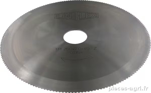 Lame ø250 x 40 x 2mm · réf. EM9250