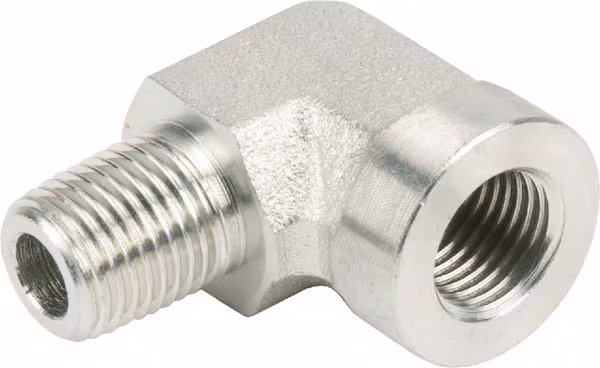 Racc. coudé f./f. 1/4 BSP/BSPT · réf. MFB9004K