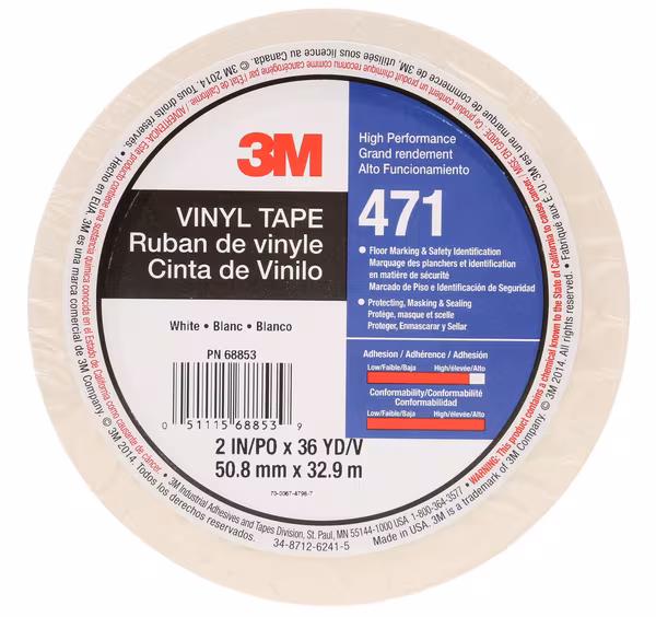 Ruban de vinyle 471, rouge, 50mm x 33M · réf. 7100260125