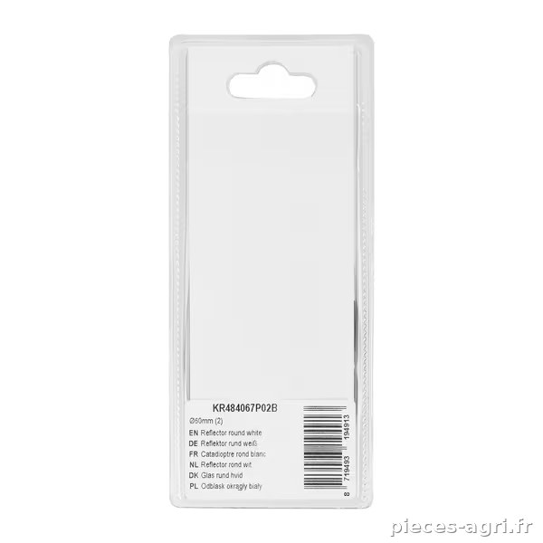 Catadioptre rond blanc Ø60mm (2) vue 2