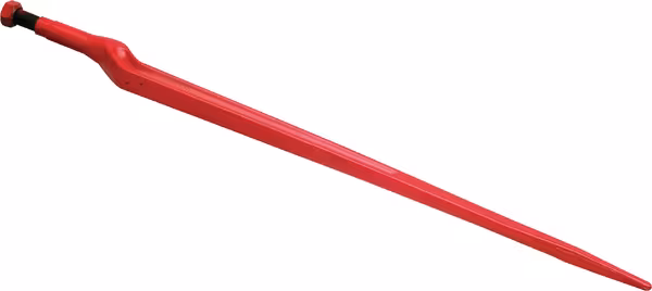 Dent chargeur 70mm double T section 36M22X1,5 mm, extrémité pointue avec écrou M22X1,5 mm, rouge · réf. 5192FT88N1