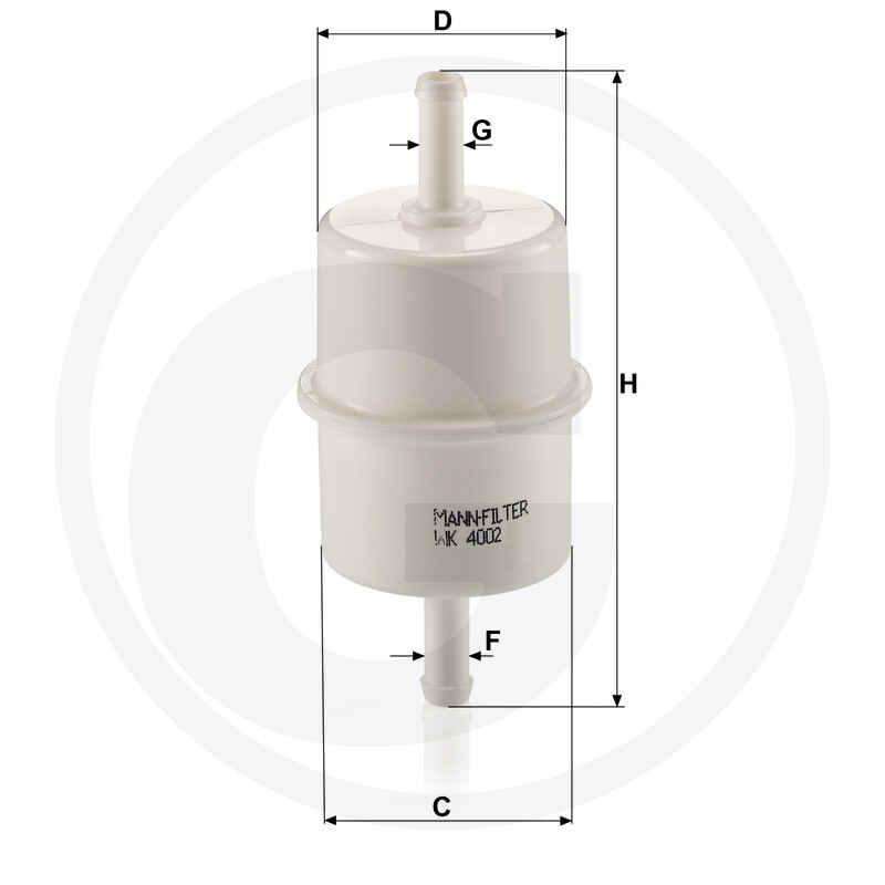 MANN FILTER Filtre de vidange de carburant · réf. 565WK4002