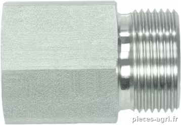 Raccord à filetage femelle 22L x 3/4" BSP SS · réf. GAS22LR34SS