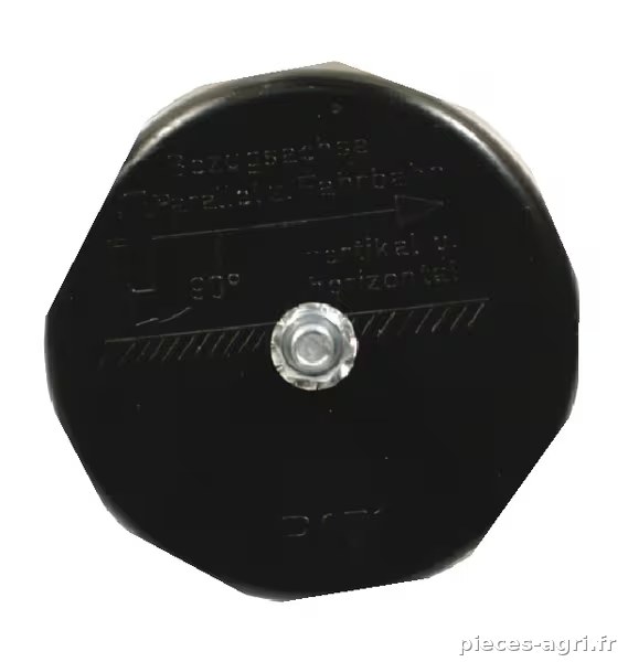Catadioptre rond orange Ø63mm à visser vue 2