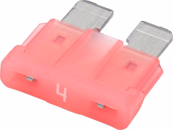 Fusible lame standard 32V 4A longueur 18,6mm rose pack 50x Hella · réf. 8JS711683052