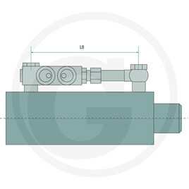 Oleodinamica Marchesini Clapet antiretour VBPDE 1/4''L CMP vue 3