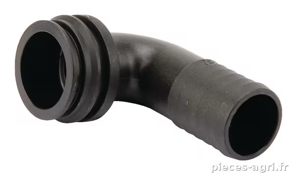 Raccord de tuyau 90° 40 mm avec connexion mâle T5 · réf. 1191540