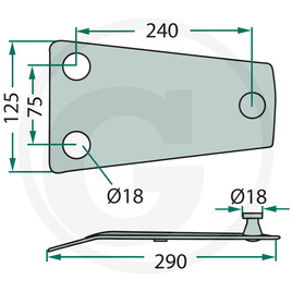 GRANIT Porte-couteau · réf. 525154612100
