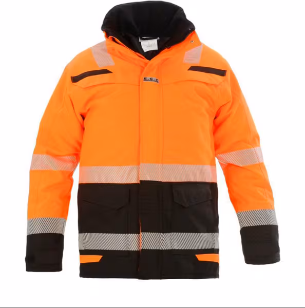 Parka Oui, orange-noir, taille M, EU : 50 Hydrowear · réf. 072398OBPM