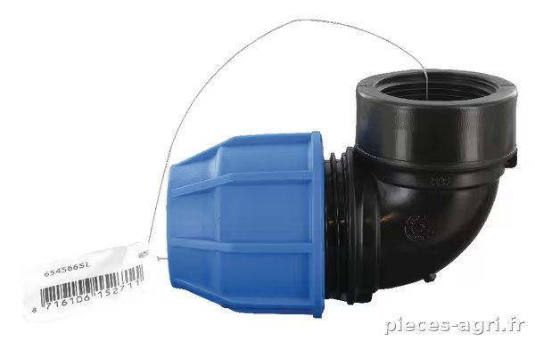 S16 Raccord coudé 32x1¼" fem. · réf. 654566SL