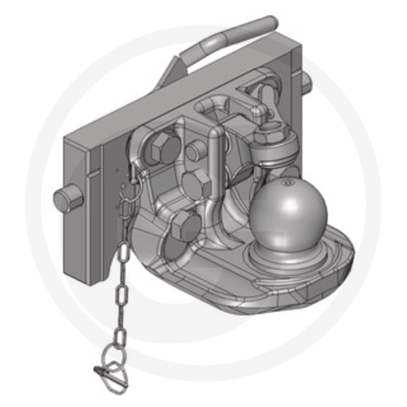 Scharmüller Attache à boule K80 · réf. 77703631041
