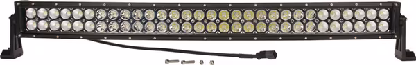 Barre lumineuse de travail LED, 180W, 15300lm, rectangulaire, 12/24V, blanche, 802x57mm prise Deutsch, Combo, 60 LED, Kramp · réf. LA10309