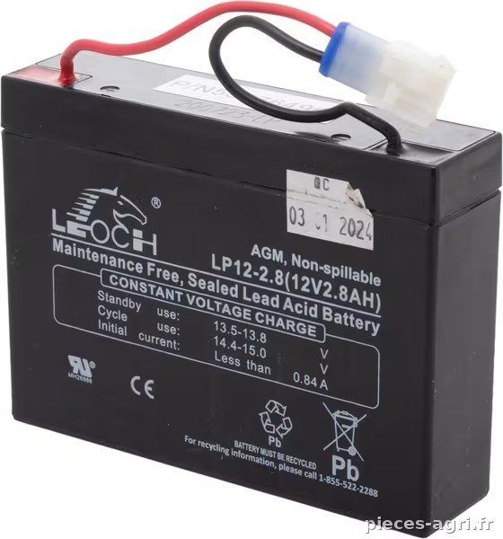 Batterie 12V 2.8Ah · réf. 580764901